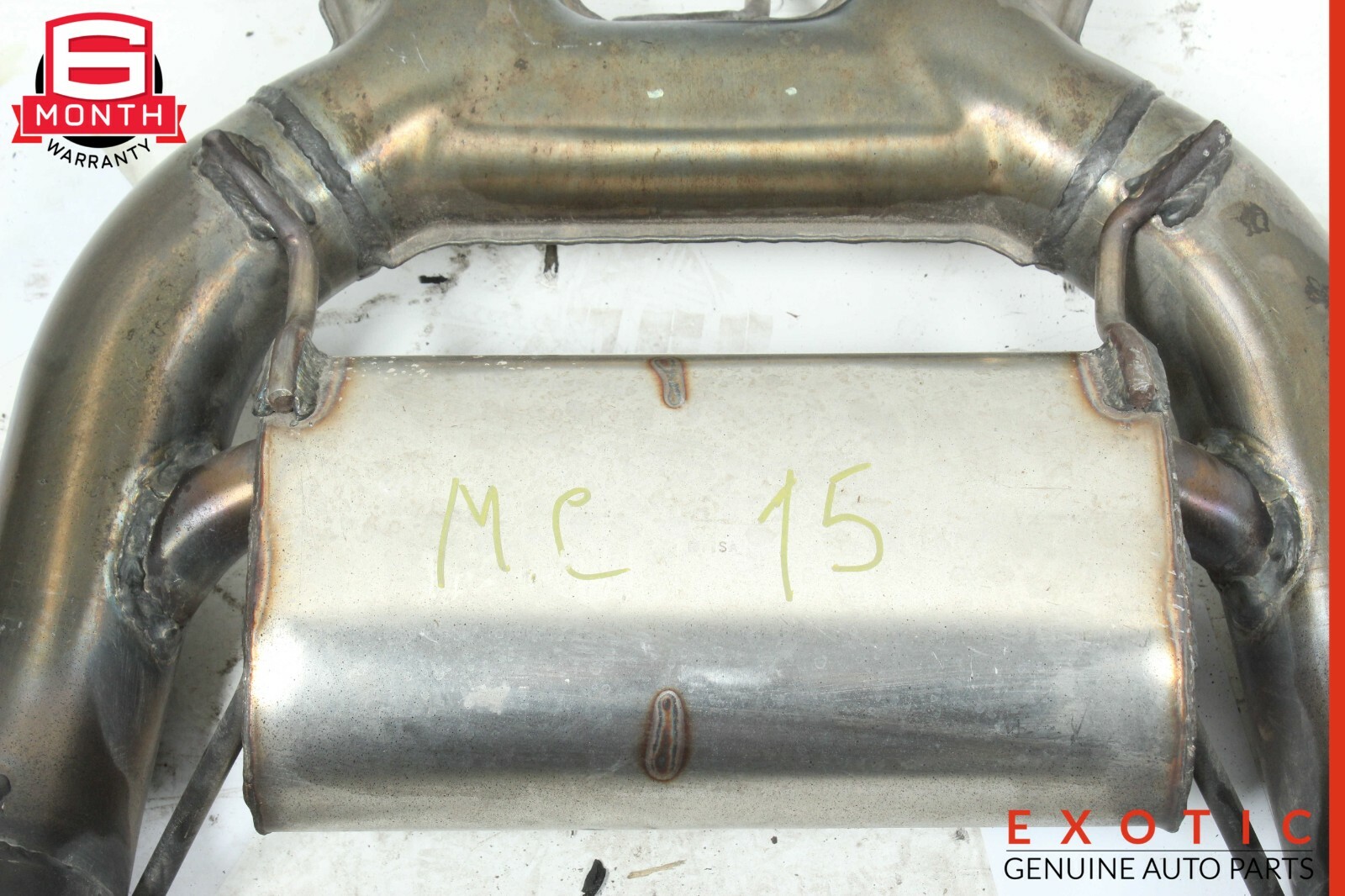 15-17 McLaren 650S Exhaust Muffler Manifold Pipe Line OEM