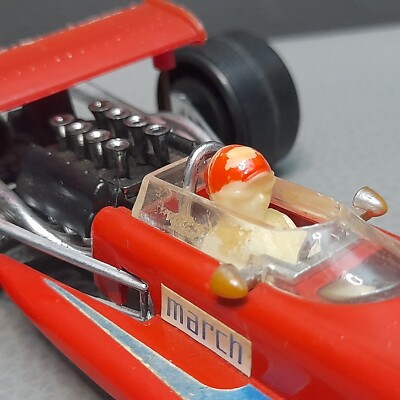 Vintage Toy Race Car F.5 Ford March F1 1:32 Politoys Made In Italy