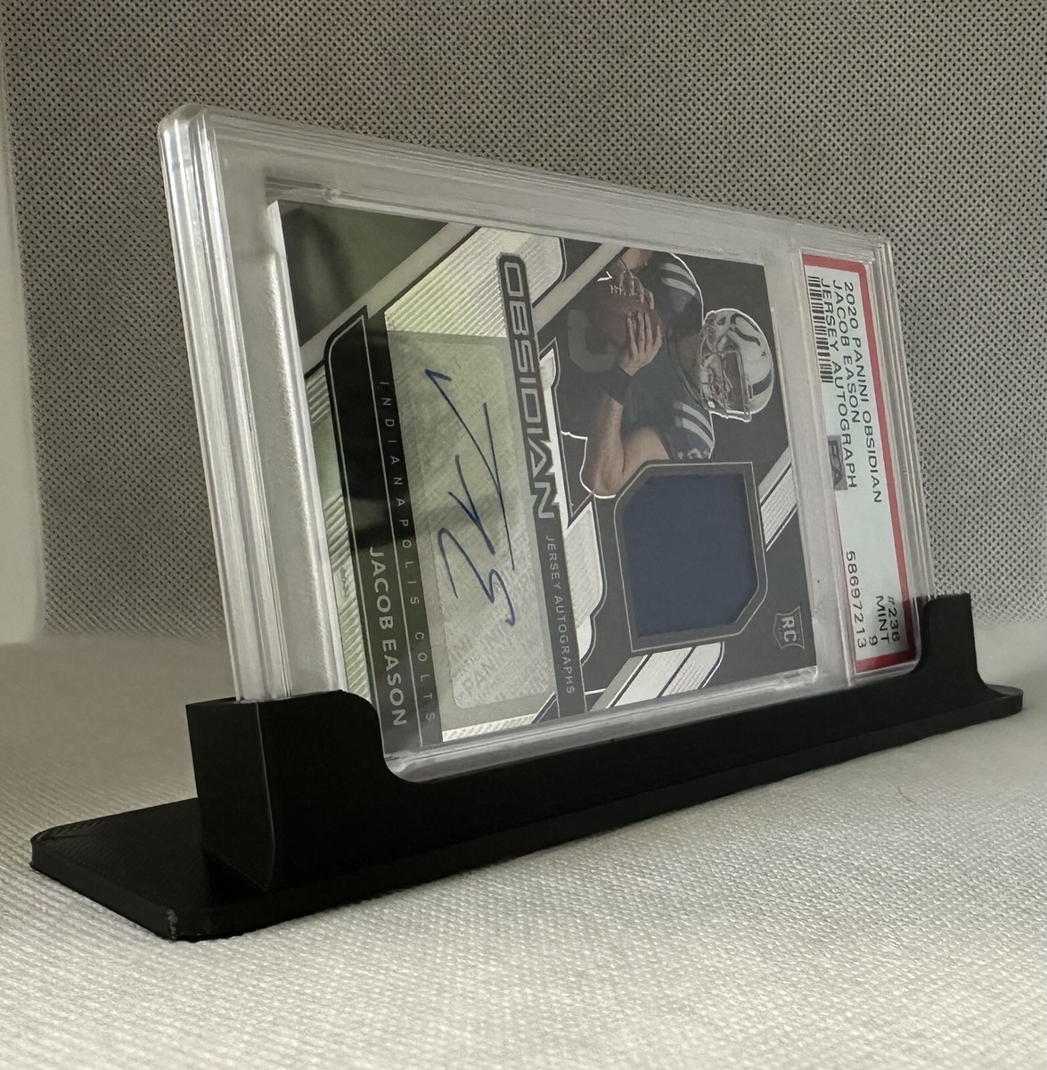 PSA Thick Slab Horizontal Card Holder Black Display Stand 3d