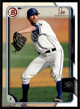 2015 Bowman Draft #35 Benton Moss Rays 1st Bowman Prospect RC