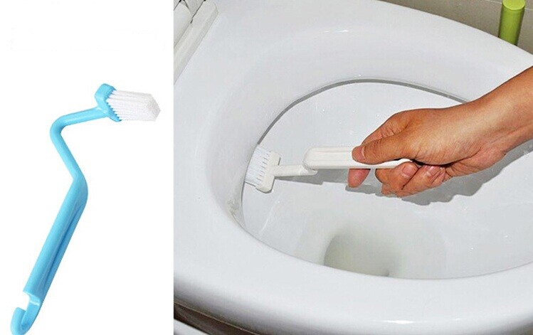 2 in 1 Floor Scrub Brush Grout Brush with 57.8" Long Handle