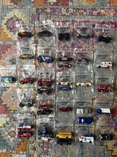 Lot of 34 Matchbox Die cast And Plastic Cars 1977-2020