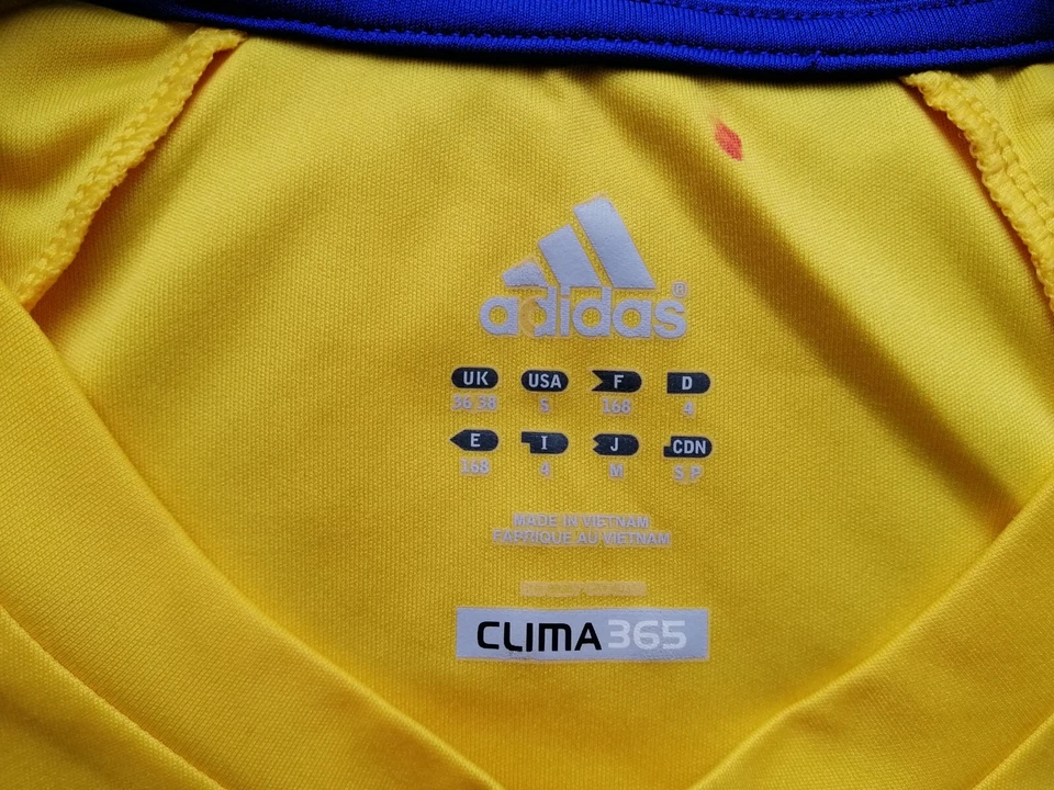 Украина 2009 тренировочная футболка джерси Adidas размер S - M - Изображение 3 из 4