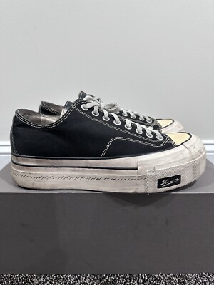Visvim Skagway LO G. Pattern Black Canvas Sneaker | eBay