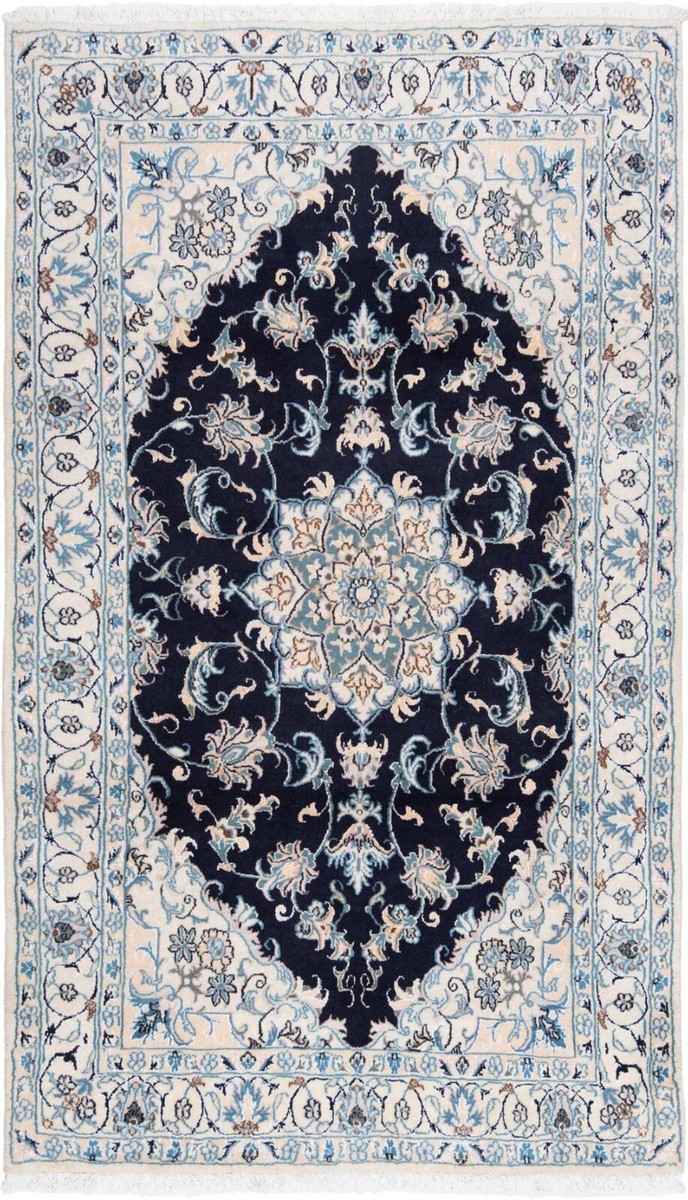 Nain Hand-Knotted Persian Carpet 78 11/16x45 11/16in-Fine, Orient