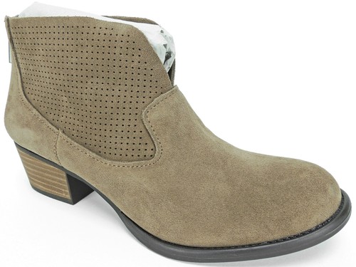 Jessica Simpson para mujer Botas al Tobillo Perforado DACIA Gris Topo  Gamuza Talla 6.5 M | eBay