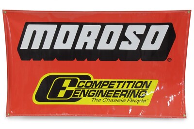 Moroso, Competition Engineering racing parts banner, 36'' x 60''