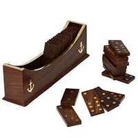 Domino Game Educational Dominoes 28 Pieces Boat Type Wood Made Play Set Toy P... on sale Domino Game Educational Dominoes 28 Pieces Boat Type Wood Made Play Set Toy P... on sale