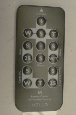 Vello IR-M Infrared Remote Control for Multiple Digital Cameras - Never Used
