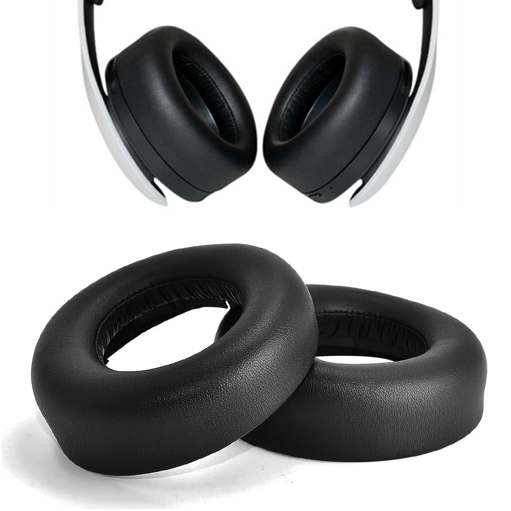 Cooling Gel Ear Pads Replacement For PS5 Pulse 3D Headset - Black, Comfort Upgrade, Easy Swap