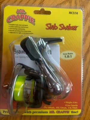 best fishing reel for crappie Pure Pro Series Spinning when youre vertical jigging all day Lews Fishing Mr. Crappie Slab