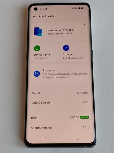 Oppo Find X5 Android 5G Dual Sim Smartphone Unlocked 256GB Black - Afbeelding 2 van 3