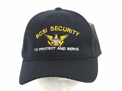 BCSI Security / To Protect and Serve Security Surveillance Software Company Hat