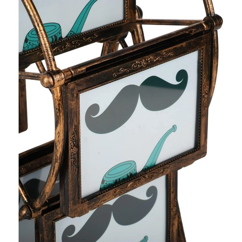 12 Photos Rotating Ferris Wheel Picture Frame, Vintage Designs Frame for Home - Picture 4 of 9
