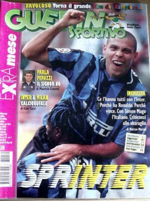 Guerin Sportivo 39 1997 Juve fliegt mit Del Piero - Inter Manchester United [GS24]