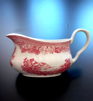 Aynsley Sauciere Vintage Porzellan England Rosenmuster Ivory floral