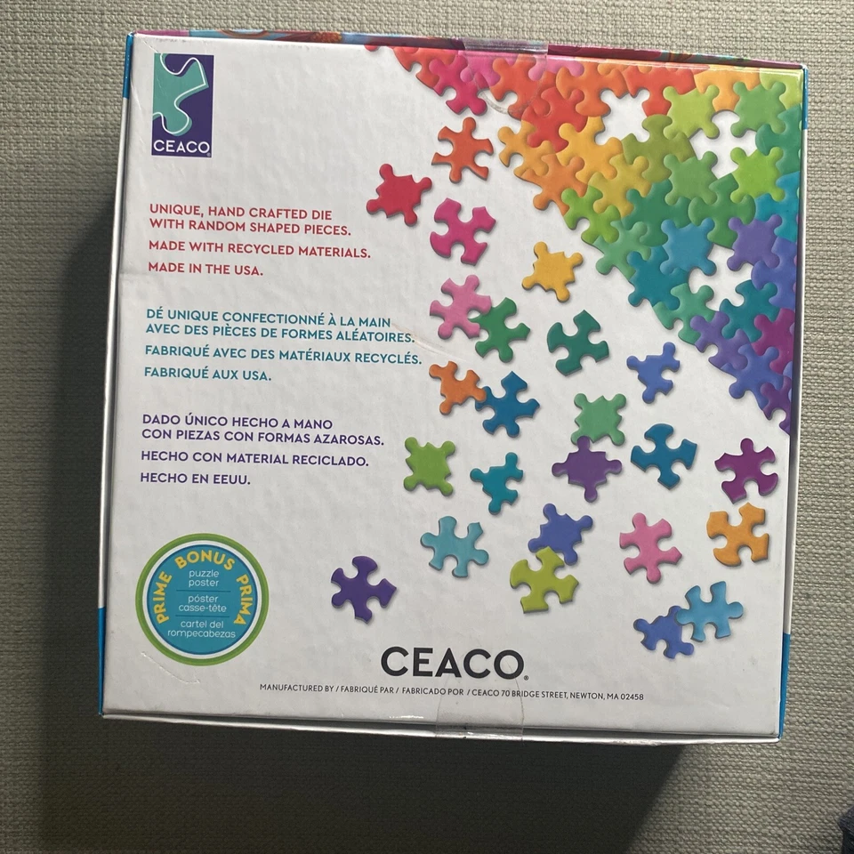 Ceaco Jigsaw Puzzle; Peggy's Garden - Colorful Conversation; 1,000 pcs; 3167-3 - Image 2 of 2
