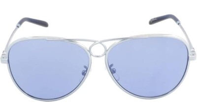 Tory Burch TY 6093 334865 Light Blue Gunmetal Sunglasses | eBay