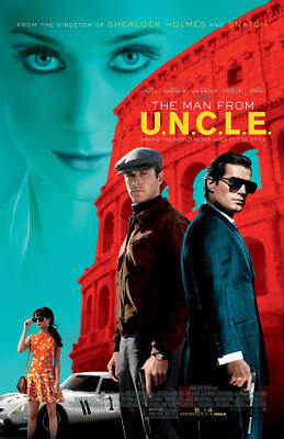 BB4162 The Man from UNCLE Film By Guy Ritchie 2015 Cast Movie Poster 11x17