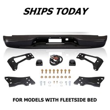 New Complete Rear Bumper Assembly For 1999-2006 Silverado Sierra 1500 Fleetside
