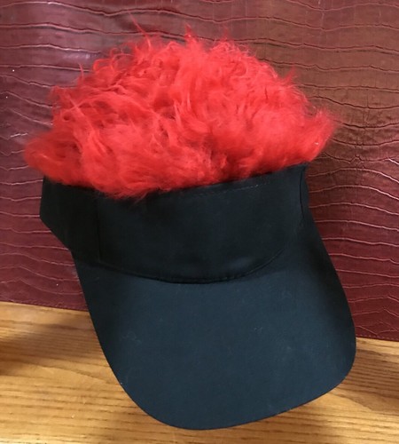 Flair Hair Fake Visor Hair Baseball 