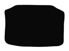 Kofferraummatte für VW Polo 3,5t H/B 2001-2009 Schwarz x14 Rand, Teppich