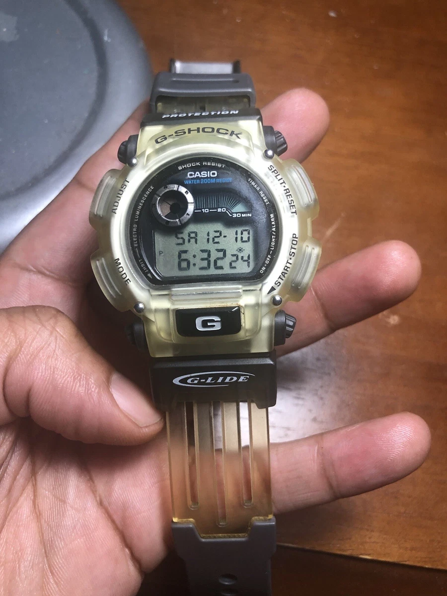 casio g shock dw 9000 clear mens Wrist Watch