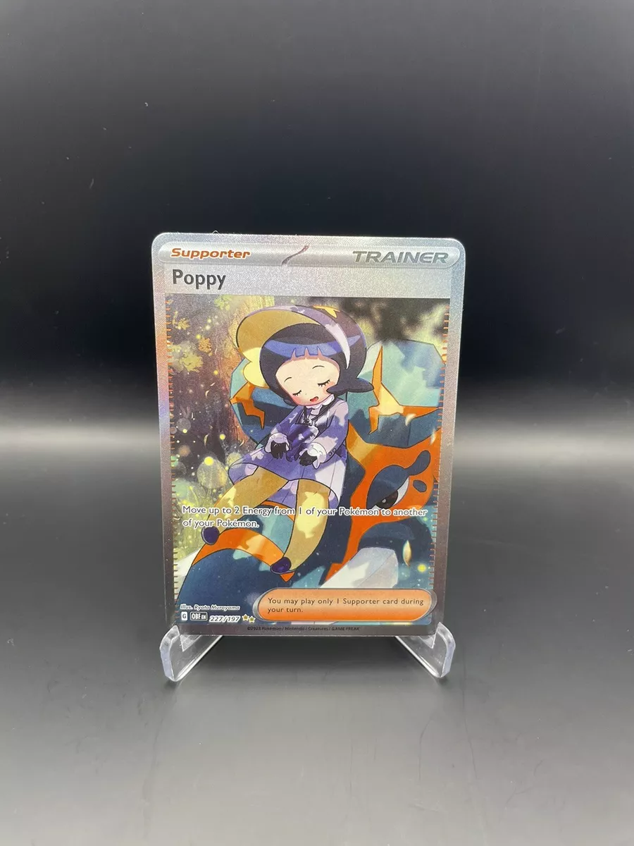 Pokémon TCG Poppy 227/197 Obsidian Flames Special Illustration