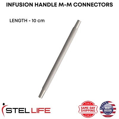 Infusion Handle Connectors Handpiece M-M Surgical Ophthalmic Instruments 10cm