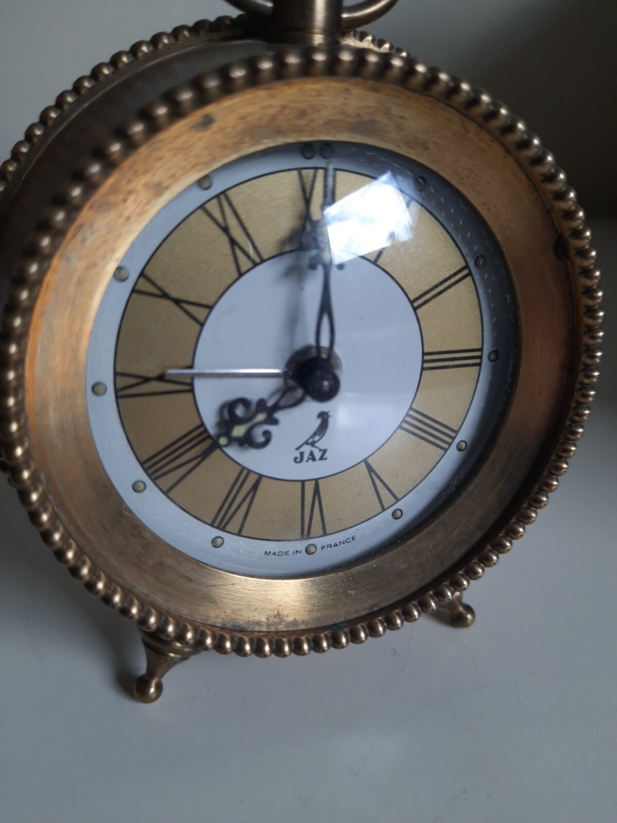 フランス ヴィンテージ jaz clock 置き時計 VINTAGE JAZ ALARM CLOCK RARE FOR BOURGEOISIE FRANCE A UNIQUE