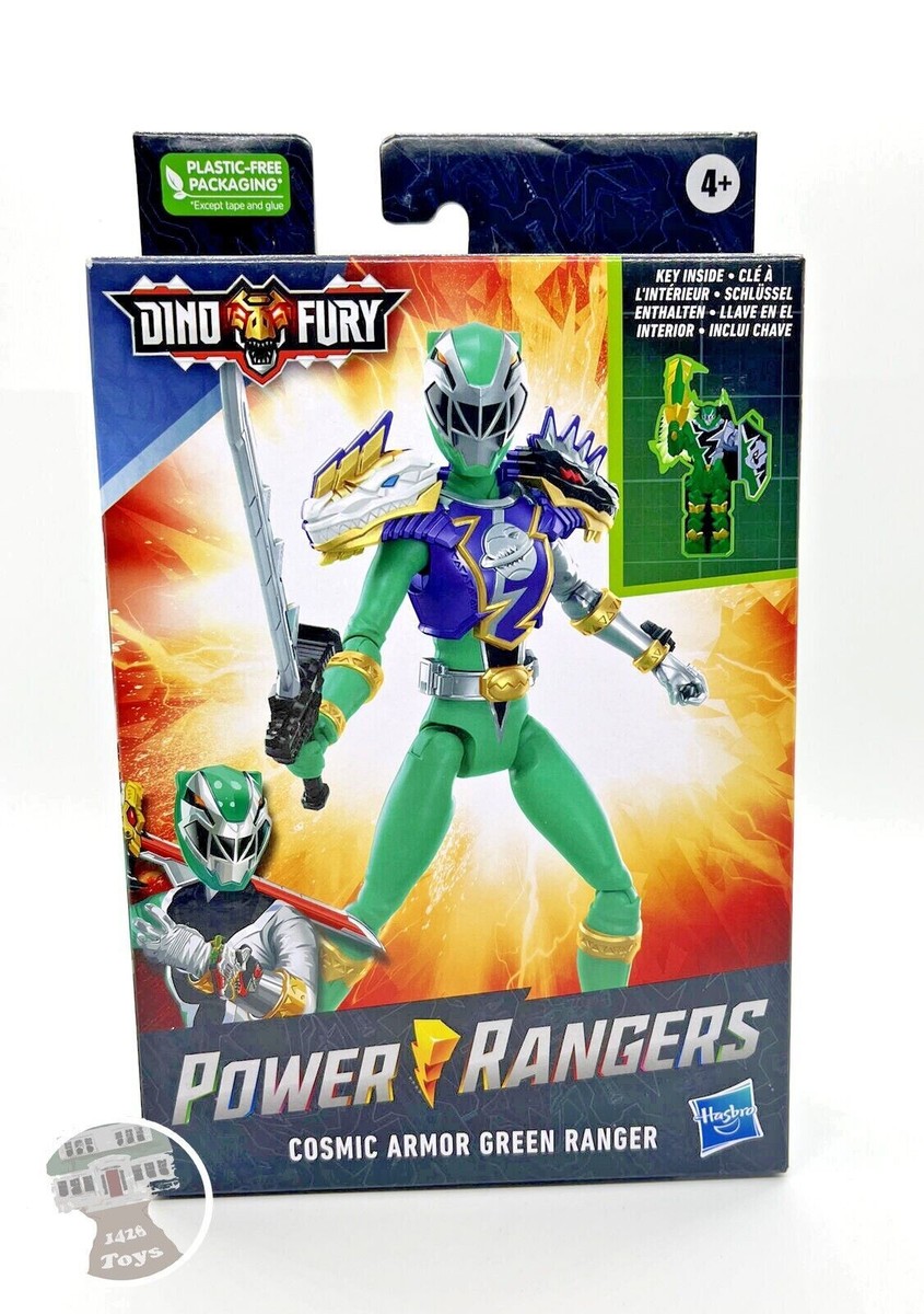 Power Rangers Dino Fury Cosmic Armor Green Ranger Izzy Garcia