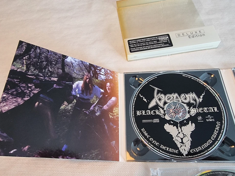 Venom - Collection, 2009 – Black Metal, RE, CD/DVD deluxe ed. + Signed Zine + + - Bild 4 von 4