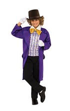 Boys Willy Wonka Costume READ DESCRIPTION NO HAT INCLUDED