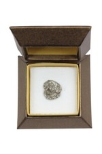 St. Bernhardshund, Bernhardiner - Hundebrosche in Geschenkbox, elegante Ansteckn