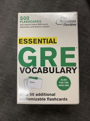 Grad School Test Preparation Essential GRE Vocabulary Princeton Review ...