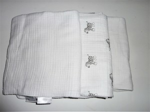 plain white swaddle