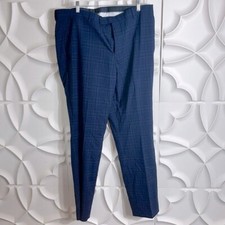 The savile row company Hoxton blue plaid pants sz 38W x 44. 91