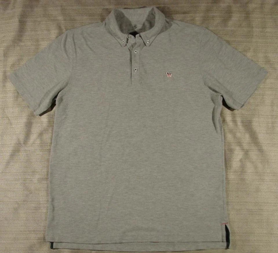Southern Proper s/s Party Animal Polo Shirt L heather gray USA Dog - Image 2 of 4