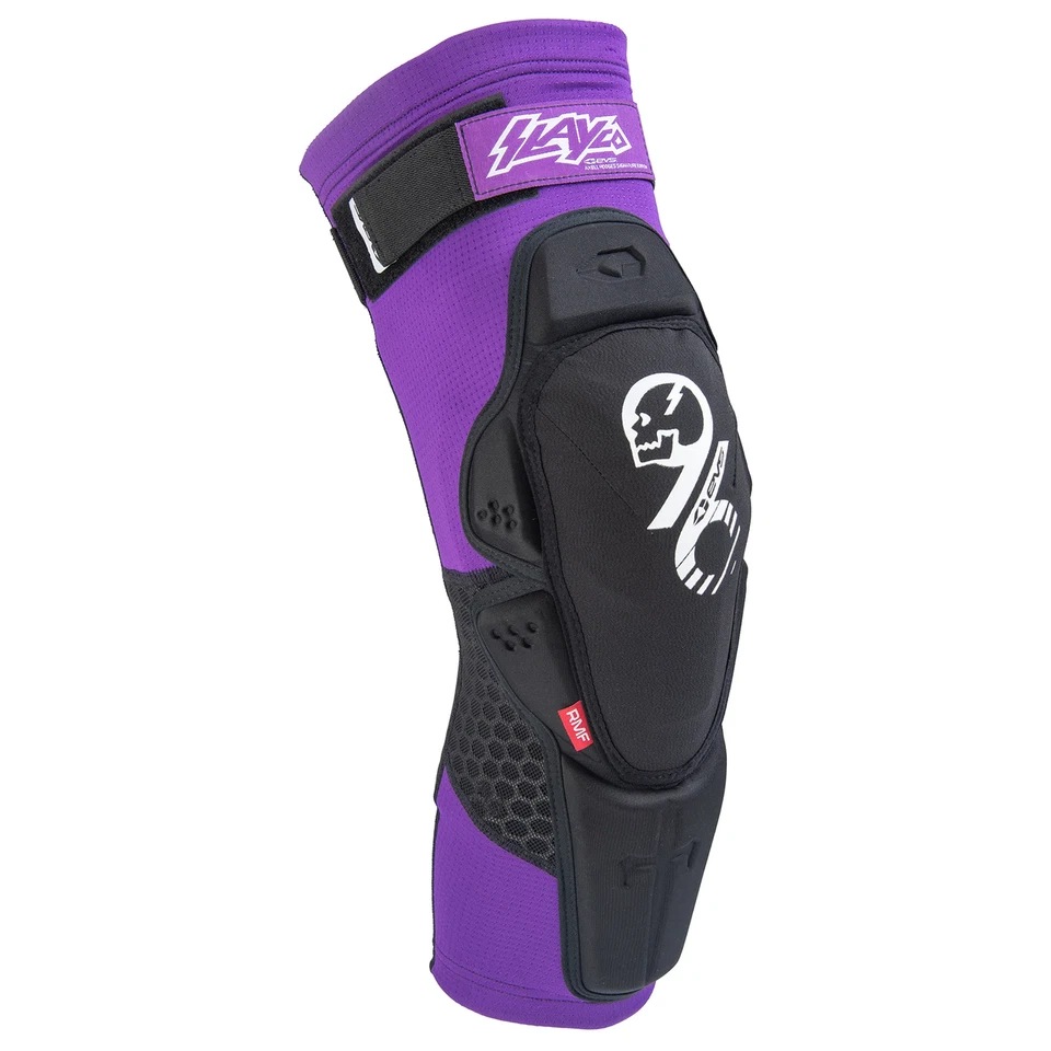 EVS Slayco Knee Guard Black/Purple - Image 3 of 4