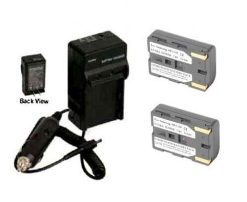 2X Batteries + Charger for Samsung SC-D101 VP-D80 VP-D82 VP-D85 VP-D87 VP-D93 - Picture 1 of 1