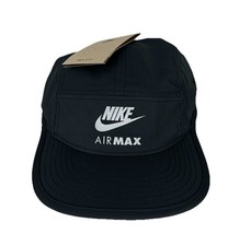 NEW Nike Air Max Fly Dri-Fit Hat Cap Black Silver Unstructered Mens HJ1903-010