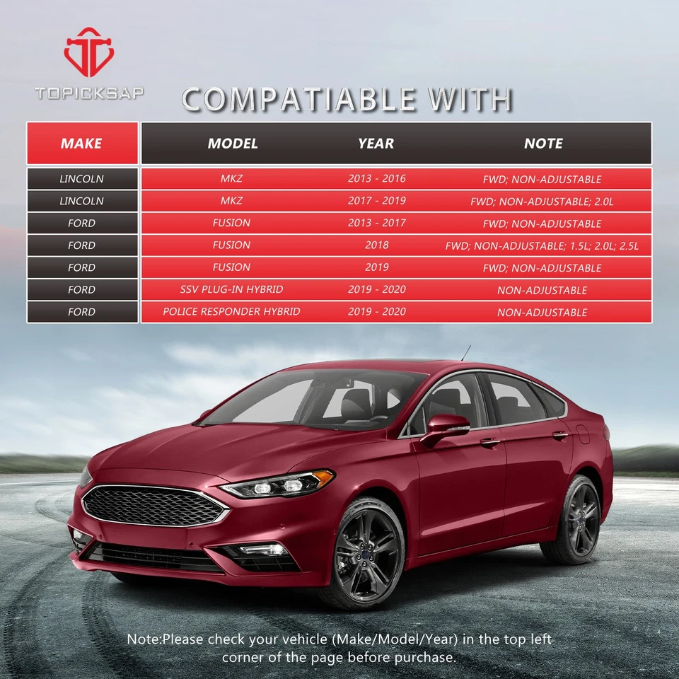 Brazos de control delanteros superiores e inferiores traseros para Ford Fusion Lincoln MKZ 2013-2019 Foto 2 de 4