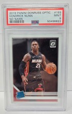 2019 Donruss Optic Heat - KENDRICK NUNN Rookie RC Basketball Card PSA 9 MINT