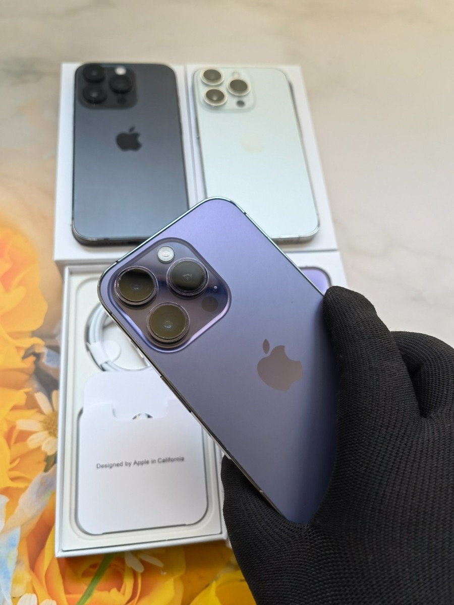 Excellent Apple iPhone 14 Pro (Unlocked)-128/256/512GB-Various