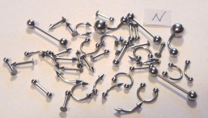 Bundle Of Body Jewellery Body Bars (n | eBay UK