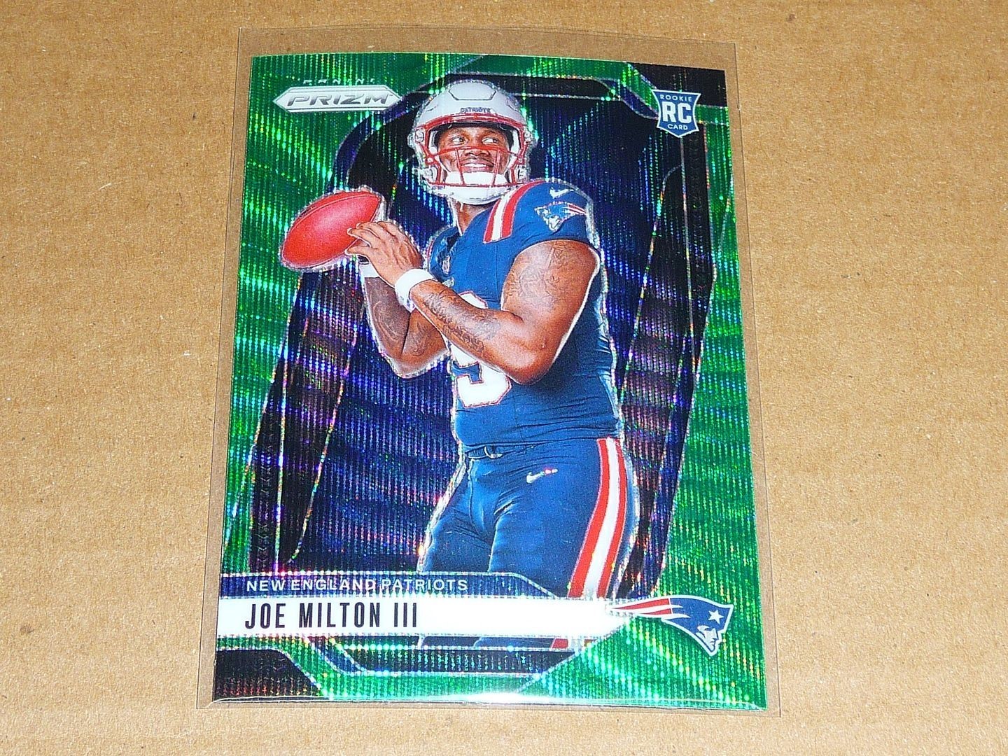 2024 Panini Prizm JOE MILTON GREEN WAVE RC/ROOKIE VARIATION COWBOYS #20 A8826