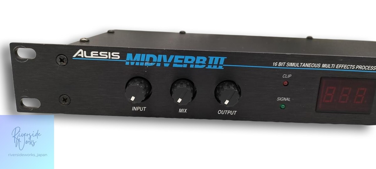 ALESIS MIDIVERB III Reverb Effects Processor Used JP | eBay