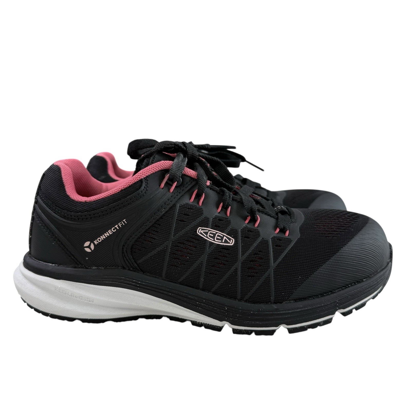 Scarpe antinfortunistiche Keen Vista Energy EH Utility in rosa tè nero da donna taglia 6M