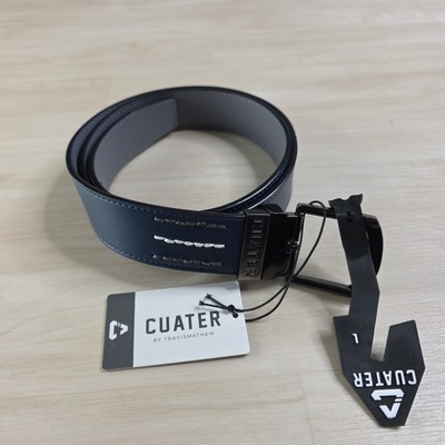 Cuater by Travis Mathew Golf Leather Belt  Midnight Navy Large New with Tags