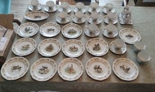 Seltmann Weiden Bayreuth Hubertus Kaffeeservice neuwertig Weihnachten Jagd